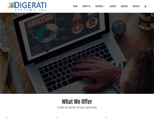 Tablet Screenshot of digerati-systems.com